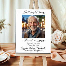 1 speciale foto in Loving Memory Service Memorial Poster