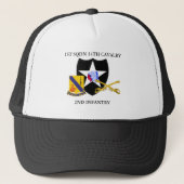 1 SQUADRON 14th CAVALRY Trucker Pet (Voorkant)