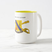 1 SQUADRON 14th CAVALRY Tweekleurige Koffiemok (Voorkant rechts)