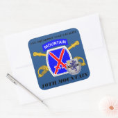 1 SQUADRON 71ST CAVALRY 10E MOUNTAIN STICKERS (Envelop)