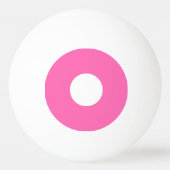 1 Star Ping Pong Ball - Roze en wit. (Achterkant)