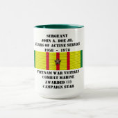 1 STER GEVECHTSMARINIER VIETNAM OORLOGSVETERAAN MOK (Midden)