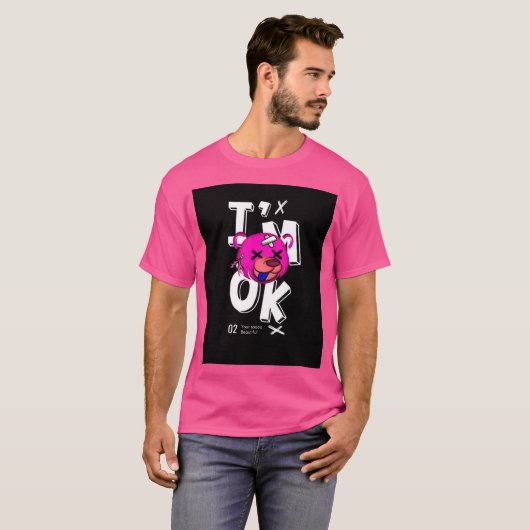 1. Stijlvolle vibes T-shirt – gedurfde look, alled (Voorkant volledig)