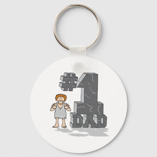 #1 Stone Age Pap Sleutelhanger (Voorkant)