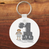 #1 Stone Age Pap Sleutelhanger (Voorkant)