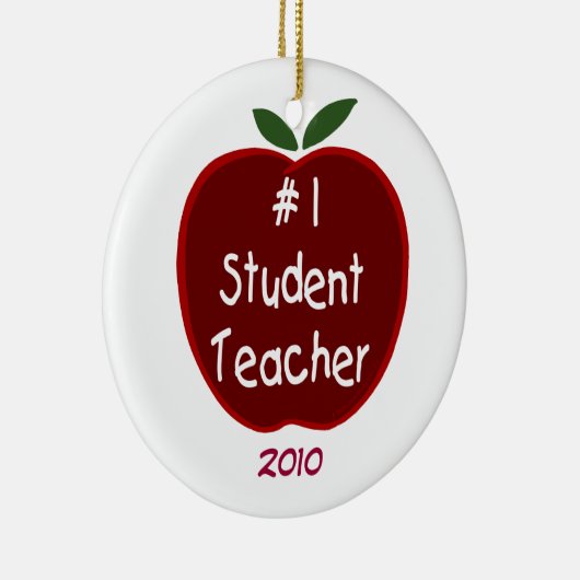#1 Student Teacher Ornament (Rechts)