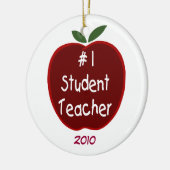 #1 Student Teacher Ornament (Links)