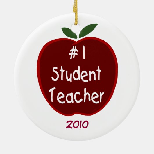 #1 Student Teacher Ornament (Achterkant)