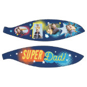 #1 Super Dad Comic Book Bubbles Custom Vier Foto's Basketbal (Panelen)