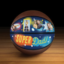 #1 Super Dad Comic Book Bubbles Custom Vier Foto's