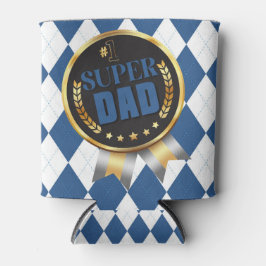 #1 Super Dad – Gelukkige Vaderdag Blikjeskoeler