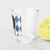 #1 Super Dad – Gelukkige Vaderdag Shot Glas (Rechts)