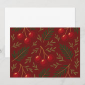 🎄 1. Sweet Cherry Holiday Charm Collection Kaart (Voorkant / Achterkant)