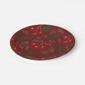 🎄 1. Sweet Cherry Holiday Charm Collection Papieren Bordje (Gekanteld)