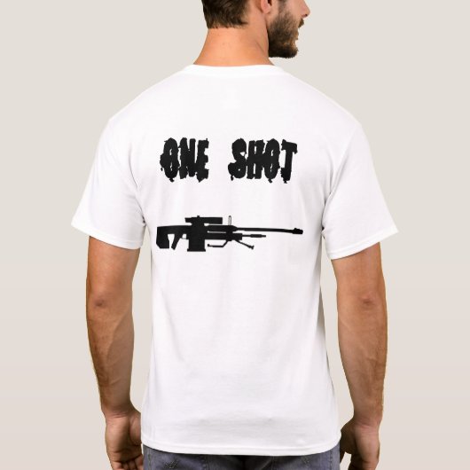 1 T-SHIRT SNIPER TOONT (Achterkant)