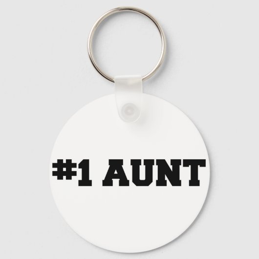 #1 Tante, #1 Tante, Nummer 1 Tante, Beste Tante Sleutelhanger (Voorkant)