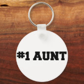 #1 Tante, #1 Tante, Nummer 1 Tante, Beste Tante Sleutelhanger (Voorkant)