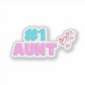 #1 Tante Sticker (Voorkant)