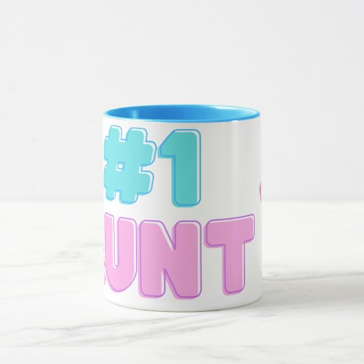 #1 Tante Sticker Mok (Midden)