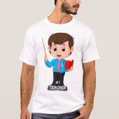 ***#1 TEACHER** SHOW HEM JE ZORG VOOR T-SHIRT (Voorkant)