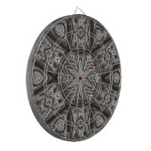 1-tekentafel gegraveerd dartbord (Voorkant Links)