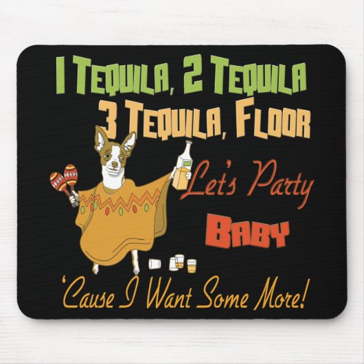1 Tequila 2 Tequila 3 Tequila Floor Muismat (Voorkant)