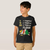 1 tequila 2 tequila 3 tequila vloer - grappig fees t-shirt (Voorkant volledig)