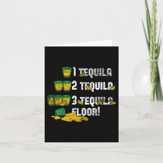 1 Tequila 2 Tequila 3 Tequila Vloer  Kaart (Voorkant)