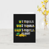 1 Tequila 2 Tequila 3 Tequila Vloer  Kaart (Gele Bloem)