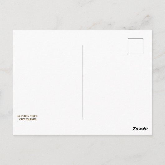 1 Tessalonicenzen 5:18 Briefkaart (Achterkant)