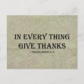 1 Tessalonicenzen 5:18 Briefkaart (Voorkant)