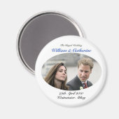 1 The Royal Wedding William & Catherine Magneet (Voorkant / Achterkant)