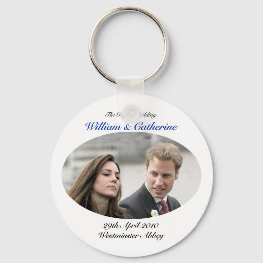 1 The Royal Wedding William & Catherine Sleutelhanger (Voorkant)