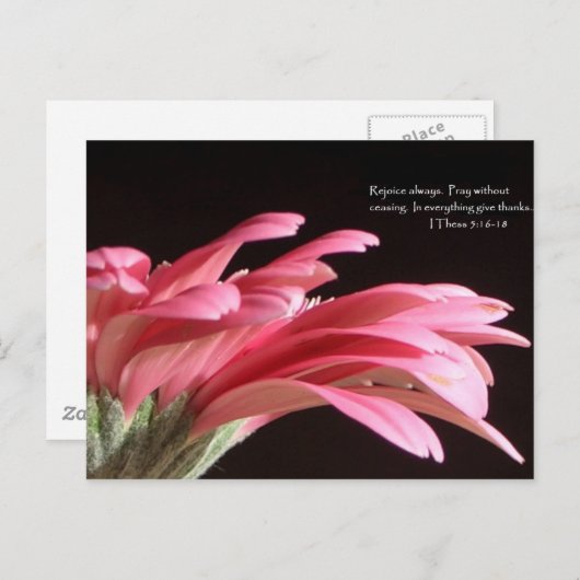 1 Thess 5:16-18 Briefkaart (Voorkant / Achterkant)