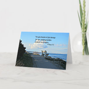 1 Thessaliërs 1:2 Bedankkaart