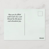 1 Thessaliërs 1:4 God houdt van je... hij koos je, Briefkaart (Achterkant)