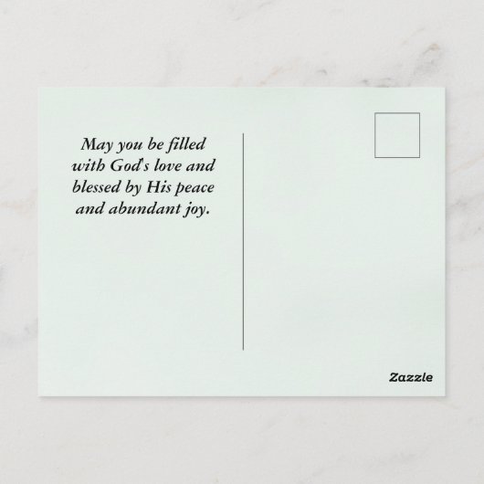 1 Thessaliërs 1:4 God houdt van je... hij koos je, Briefkaart (Achterkant)