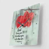 1 Thessaliërs 1:4 God houdt van je... hij koos je, Vierkante Klok (Hoek)