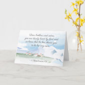 1 Thessaliërs 1:4 Hij heeft jou Bijbel gekozen Kaart (Gele Bloem)