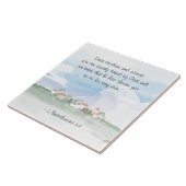 1 Thessaliërs 1:4 U bent diep geliefd bij God Tegeltje (Zijkant)
