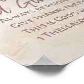 1 Thessaliërs 5:16-18 | POSTER (Hoek)