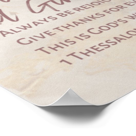 1 Thessaliërs 5:16-18 | POSTER (Hoek)