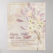 1 Thessaliërs 5:16-18 | POSTER (Voorkant)