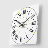 1 Thessaliërs 5:17 Bijbel Verse KJV Roman Numeral Vierkante Klok (Hoek)
