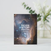 1 Thessaliërs 5:17 Briefkaart (Staand voorkant)