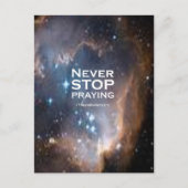 1 Thessaliërs 5:17 Briefkaart (Voorkant)