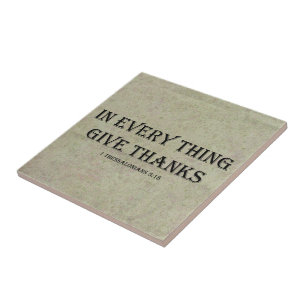 1 Thessaliërs 5:18 Tegeltje