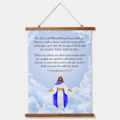 1 Thessalonians 4:16-17 Hangend Wandkleed (Voorkant)