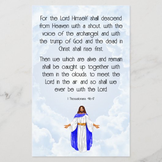 1 Thessalonicenzen 4:16-17 Flyer (Voorkant)