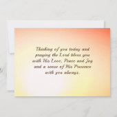 1 Thessalonicenzen 5:11 Moedig Bijbel Verse Flat Kaart (Achterkant)